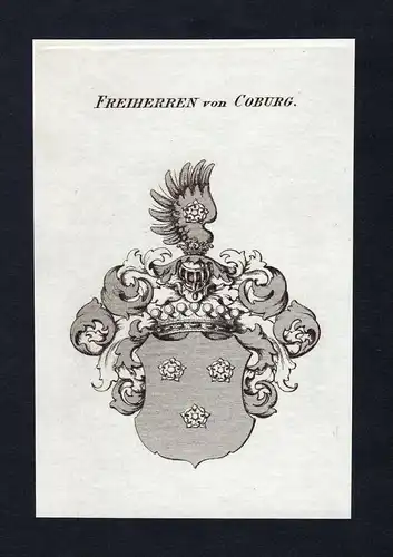 Freiherren von Coburg - Coburg Wappen Adel coat of arms heraldry Heraldik