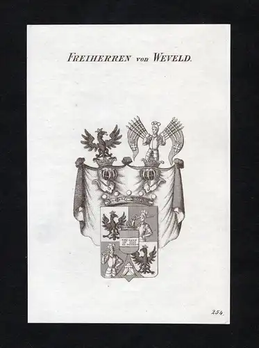 Freiherren von Weveld - Weveld Wappen Adel coat of arms heraldry Heraldik