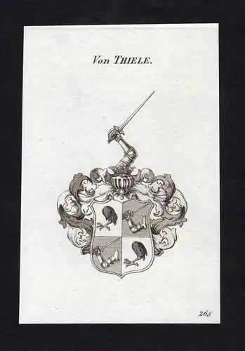 Von Thiele - Thiele Wappen Adel coat of arms heraldry Heraldik