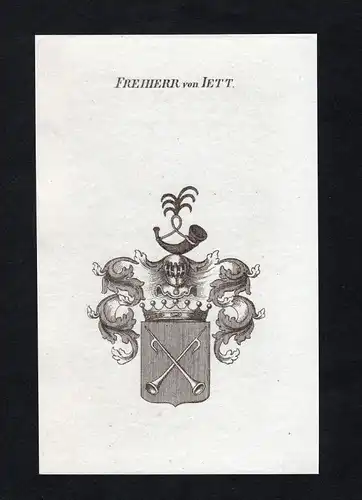 Freiherr von Iett - Iett Wappen Adel coat of arms heraldry Heraldik