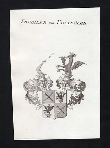 Freiherr von Varnbüler - Varnbüler Wappen Adel coat of arms heraldry Heraldik