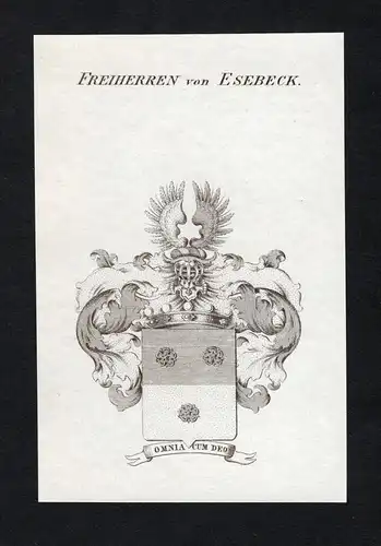 Freiherren von Esebeck - Esebeck Wappen Adel coat of arms heraldry Heraldik