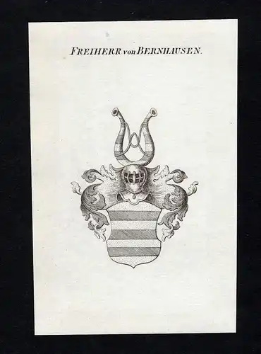 Freiherr von Bernhausen - Bernhausen Wappen Adel coat of arms heraldry Heraldik
