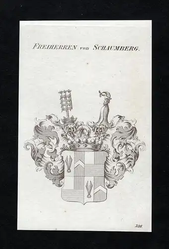 Freiherren von Schaumberg - Schaumberg Wappen Adel coat of arms heraldry Heraldik