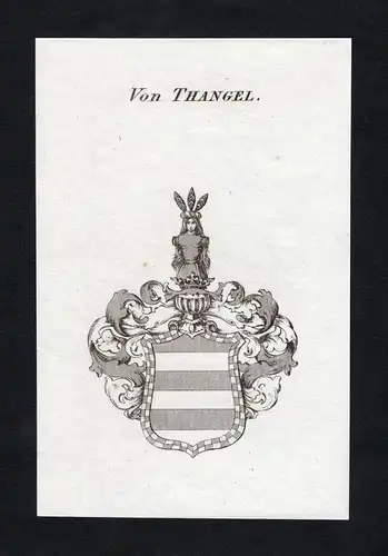 Von Thangel - Thangel Wappen Adel coat of arms heraldry Heraldik