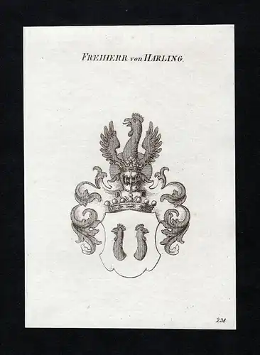 Freiherr von Harling - Harling Wappen Adel coat of arms heraldry Heraldik