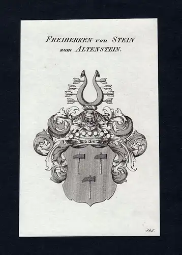 Freiherren von Stein zum Altenstein - Stein Altenstein Wappen Adel coat of arms heraldry Heraldik