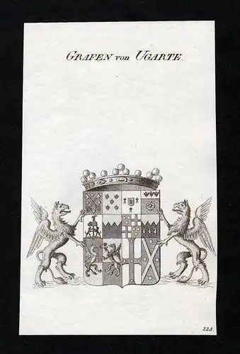 Grafen von Ugarte - Ugarte Wappen Adel coat of arms heraldry Heraldik