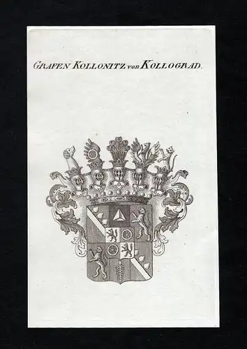 Grafen Kollonitz von Kollograd - Kollonitz Kollograd Wappen Adel coat of arms heraldry Heraldik