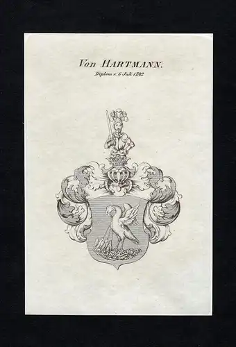 Von Hartmann - Hartmann Wappen Adel coat of arms heraldry Heraldik