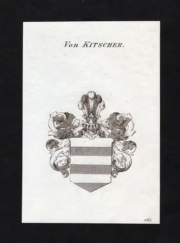Von Kitscher - Kitscher Wappen Adel coat of arms heraldry Heraldik