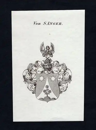 Von Sänger - Sänger Wappen Adel coat of arms heraldry Heraldik
