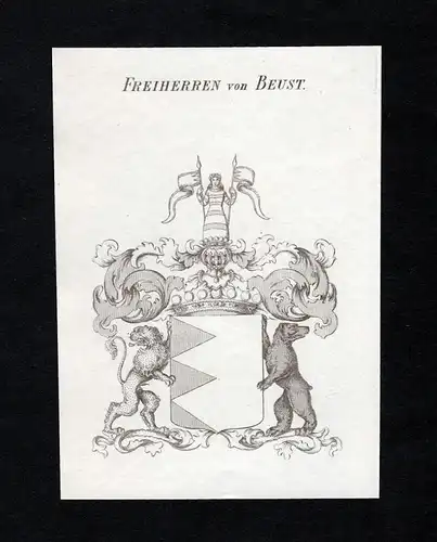 Freiherren von Beust - Beust Wappen Adel coat of arms heraldry Heraldik