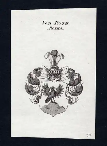 Von Roth - Roth Wappen Adel coat of arms heraldry Heraldik