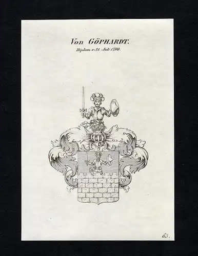 Von Göphardt - Göphardt Wappen Adel coat of arms heraldry Heraldik