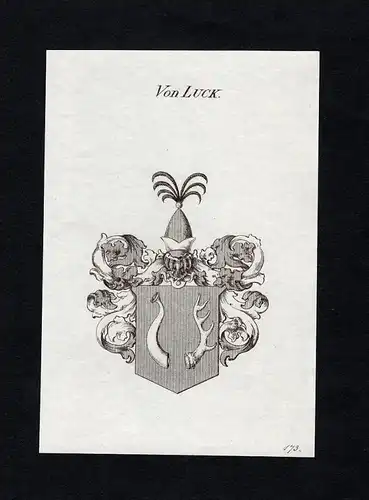 Von Luck - Luck Wappen Adel coat of arms heraldry Heraldik