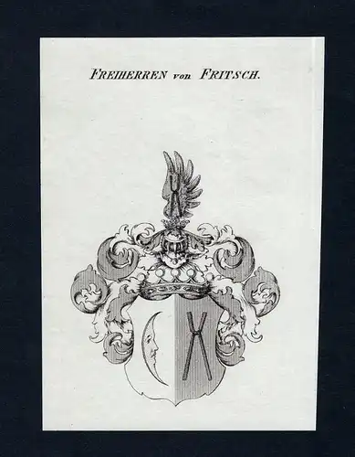 Freiherren von Fritsch - Fritsch Wappen Adel coat of arms heraldry Heraldik