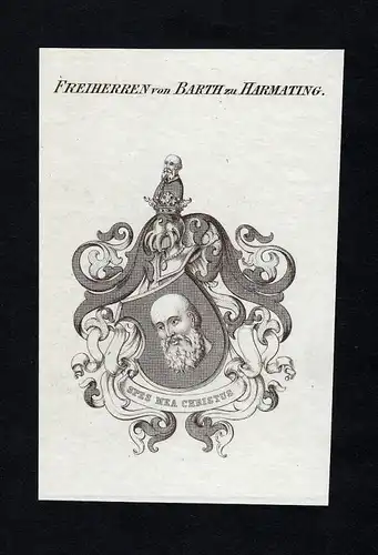 Freiherren von Barth zu Harmating - Barth Harmating Wappen Adel coat of arms heraldry Heraldik