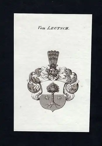 Von Leutsch - Leutsch Wappen Adel coat of arms heraldry Heraldik