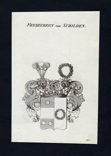 Freiherren von Schilden - Schilden Wappen Adel coat of arms heraldry Heraldik