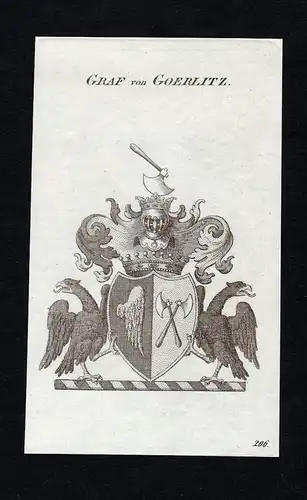 Graf von Goerlitz - Goerlitz Wappen Adel coat of arms heraldry Heraldik