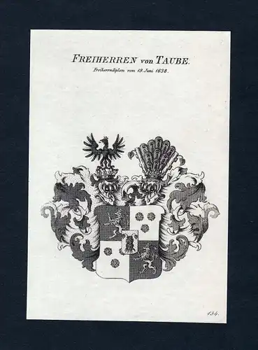 Freiherren von Taube - Taube Wappen Adel coat of arms heraldry Heraldik