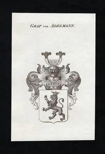 Graf von Adelmann - Adelmann Wappen Adel coat of arms heraldry Heraldik