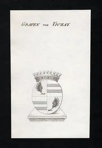 Grafen von Viczay - Viczay Wappen Adel coat of arms heraldry Heraldik