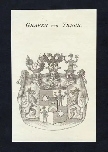 Grafen von Yrsch - Yrsch Wappen Adel coat of arms heraldry Heraldik