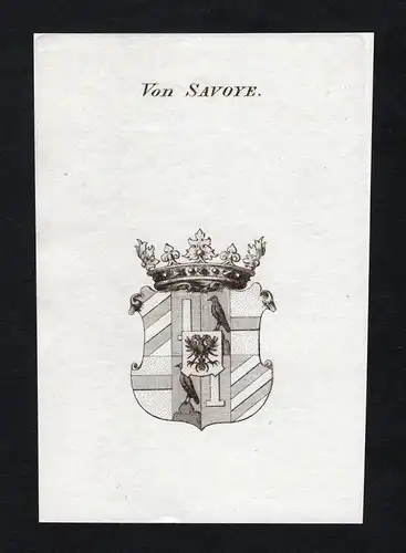 Von Savoye - Savoye Wappen Adel coat of arms heraldry Heraldik