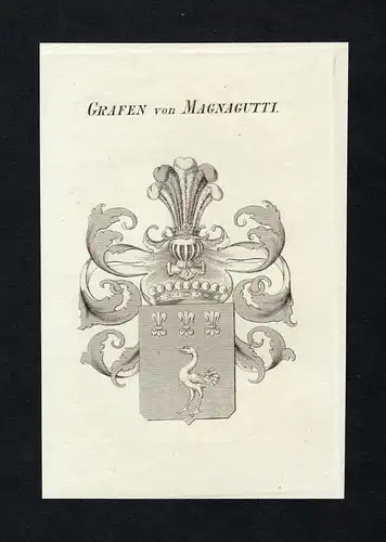 Grafen von Magnagutti - Magnagutti Wappen Adel coat of arms heraldry Heraldik