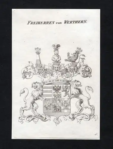 Freiherren von Werthern - Werthern Wappen Adel coat of arms heraldry Heraldik
