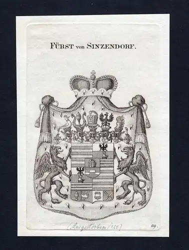 Fürst von Sinzendorf - Sinzendorf Wappen Adel coat of arms heraldry Heraldik