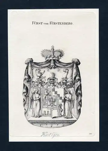 Fürst von Fürstenberg - Fürstenberg Wappen Adel coat of arms heraldry Heraldik