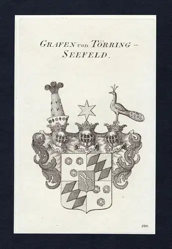 Grafen von Törring-Seefeld - Törring-Seefeld Wappen Adel coat of arms heraldry Heraldik