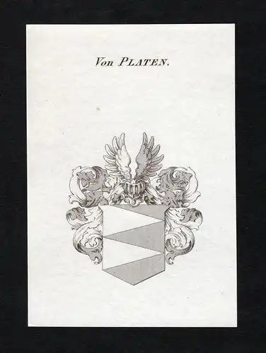 Von Platen - Platen Wappen Adel coat of arms heraldry Heraldik