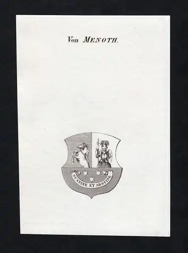 Von Menoth - Menoth Wappen Adel coat of arms heraldry Heraldik