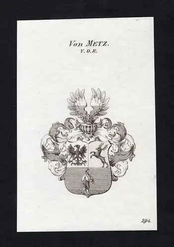 Von Metz - Metz Wappen Adel coat of arms heraldry Heraldik