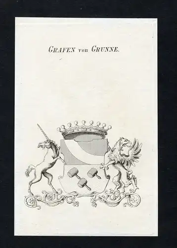 Grafen von Grunne - Grunne Wappen Adel coat of arms heraldry Heraldik