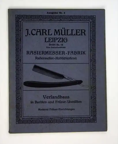 Rasiermesserfabrik. Rasiermasserhohlschleiferei.