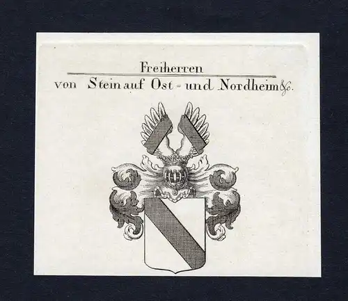 Freiherren von Stein auf Ost- und Nordheim - Stein Ostheim Nordheim Wappen Adel coat of arms heraldry Heraldik