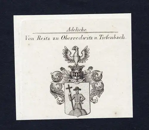 Von Reitz zu Oberredwitz u. Tiefenbach - Reitz Oberredwitz Tiefenbach Wappen Adel coat of arms heraldry Herald