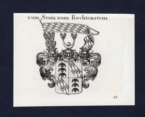 Vom Stain zum Rechtenstein - Stain Rechtenstein Wappen Adel coat of arms heraldry Heraldik