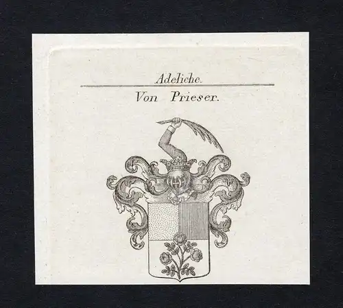 Von Prieser - Prieser Wappen Adel coat of arms heraldry Heraldik