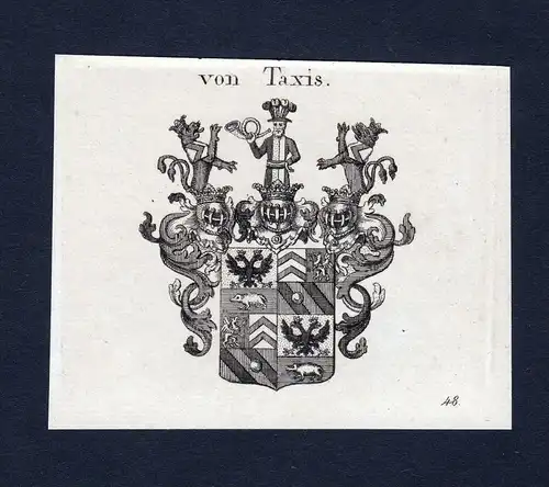 Von Taxis - Taxis Wappen Adel coat of arms heraldry Heraldik