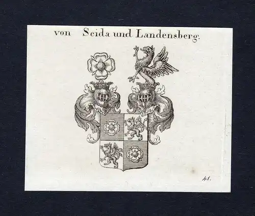 Von Seida und Landensberg - Landensberg Wappen Adel coat of arms heraldry Heraldik