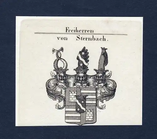 Freiherren von Sternbach - Sternbach Wappen Adel coat of arms heraldry Heraldik