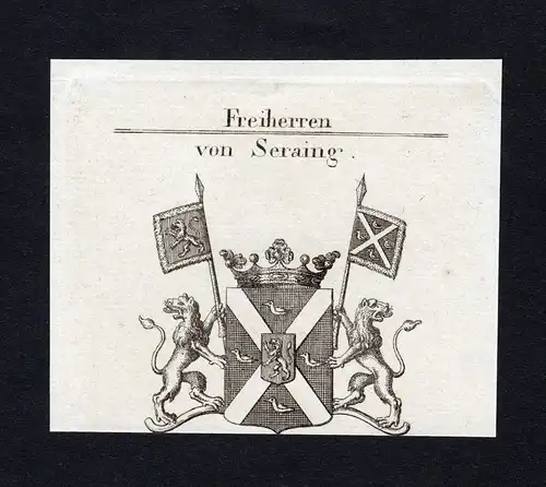 Freiherren von Seraing - Seraing Wappen Adel coat of arms heraldry Heraldik