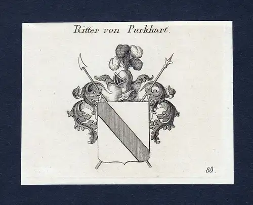 Ritter von Purkhart - Purkhart Wappen Adel coat of arms heraldry Heraldik