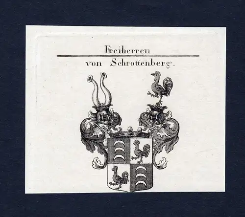 Freiherren von Schrottenberg - Schrottenberg Wappen Adel coat of arms heraldry Heraldik